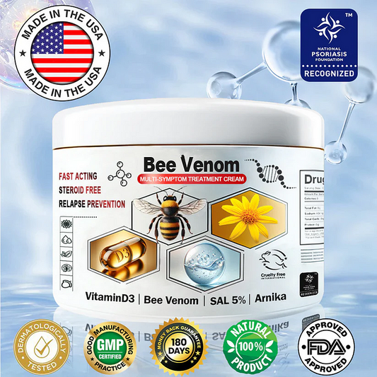 🔥Bee Venom Multi-Symptom Skin Treatment Cream (👨‍⚕CDA RECOMMENDS)