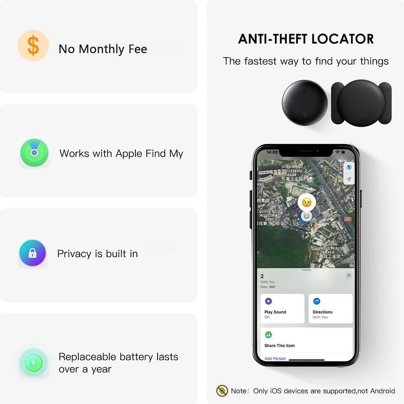 🤩🎁GPS Tracker for Car,Mini Trackers Device with Weatherproof Magnetic Case-No Monthly Fee-Best Hidden GPS Trackers🔥