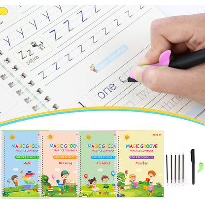 🎁Reusable Copybook With Pen (writing will disappear)