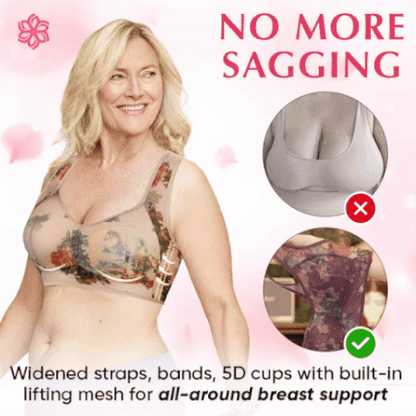 🔥 Super gather bra | Ice Silk Lace Cooling Comfort Bra🔥