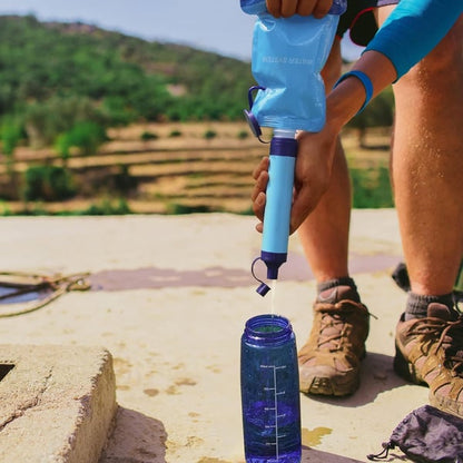 💧Personal Straw Water Filter for Camping, Hiking, Survival, Emergency, Travel