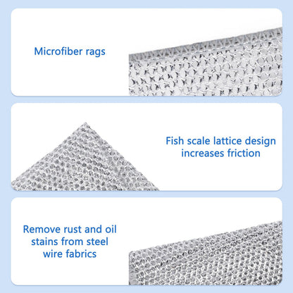 🔥Reusable Diamond Weave Scrubber Cloths – Tough on Stains, Gentle on Surfaces