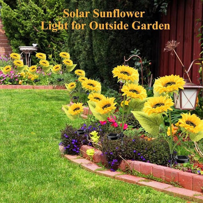 Solar LED Sunflower Garden Lights-29.6inch/75cm