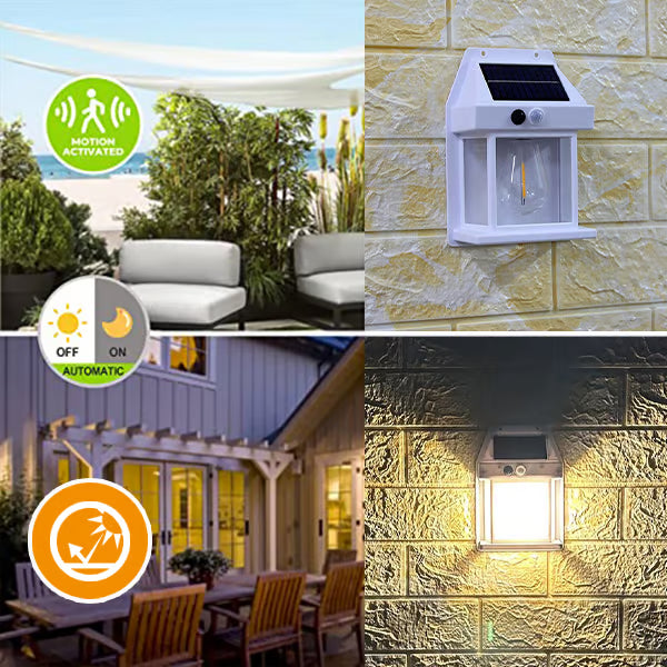 Solar Tungsten Wall Light