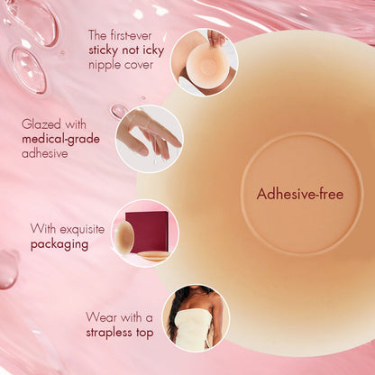 🔥#1 Bestselling🏆 ---- Sticky not icky! Seamless Nipple Covers🔥