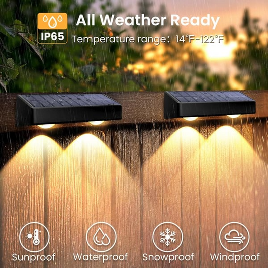 Hot Sale Promotion  Solar Fence Lights Outdoor