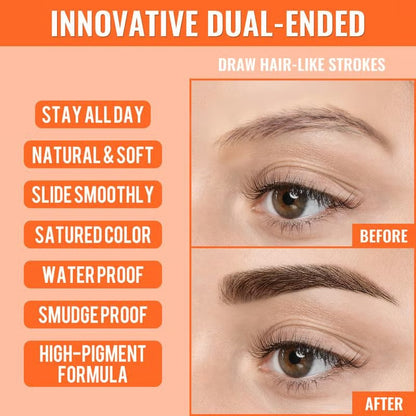 🎁Achieve Perfect Brows✨ 4D Brow Pen – For Natural, All-Day Eyebrow & Eyeliner Perfection!