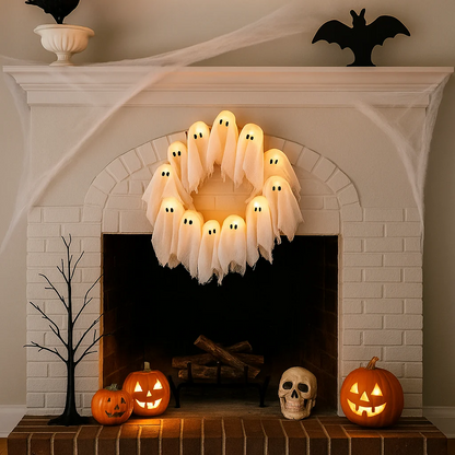 🎁Spooky Halloween Glow Wreath🎁