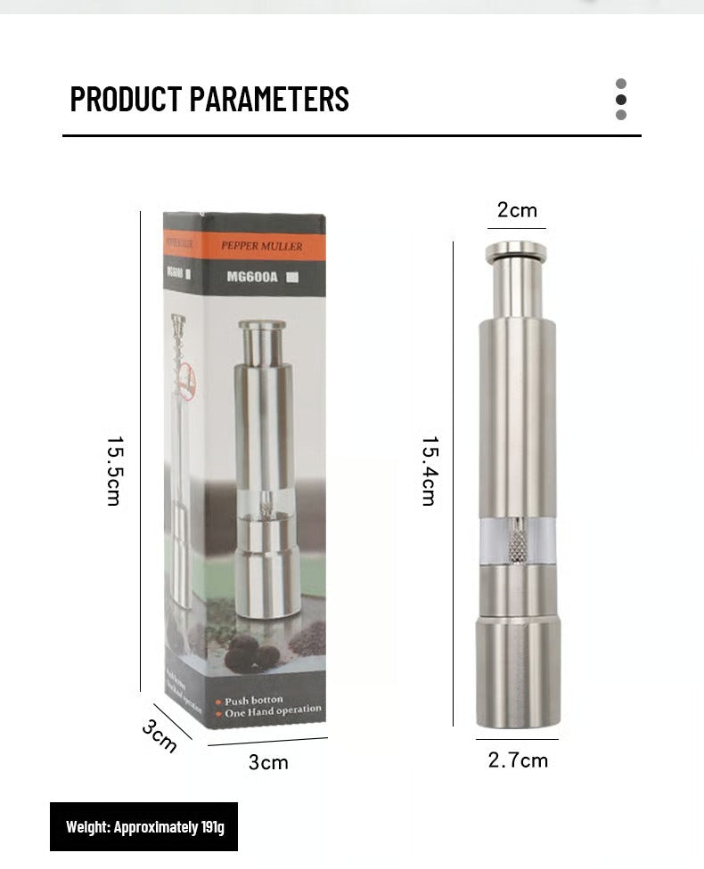 🔥Stainless Steel Salt And Pepper Grinder