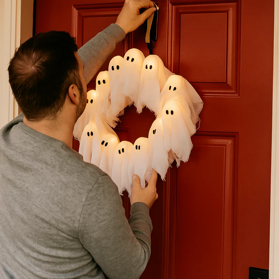 🎁Spooky Halloween Glow Wreath🎁